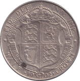 1902 HALFCROWN ( VF ) - HALFCROWN - Cambridgeshire Coins