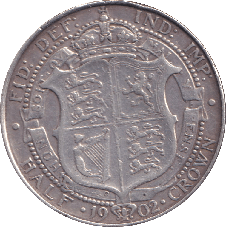 1902 HALFCROWN ( VF ) - HALFCROWN - Cambridgeshire Coins