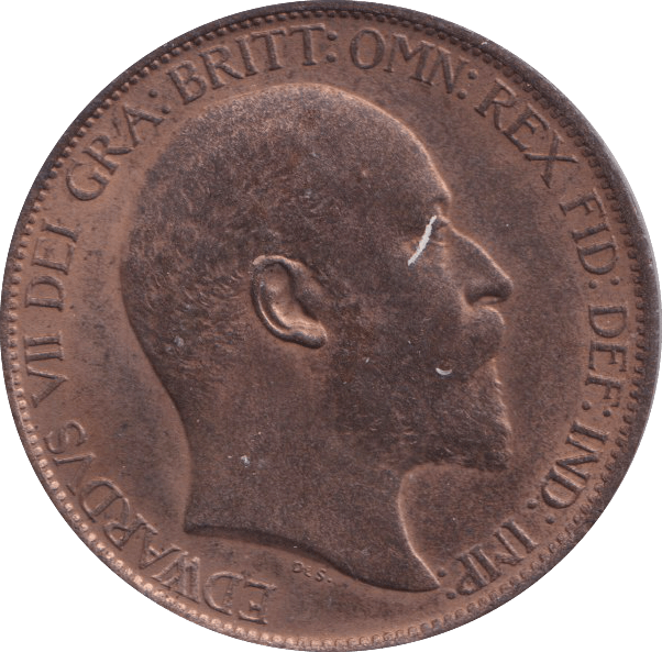 1902 HALFPENNY EDWARD VII ( UNC ) - HALFPENNY - Cambridgeshire Coins