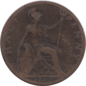 1902 HALFPENNY ( FINE ) - Halfpenny - Cambridgeshire Coins
