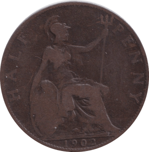 1902 HALFPENNY ( NF ) - HALFPENNY - Cambridgeshire Coins