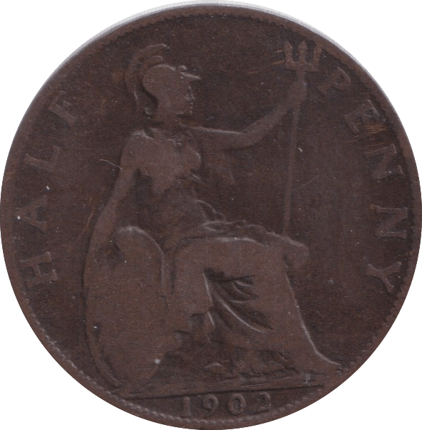1902 HALFPENNY ( NF ) - HALFPENNY - Cambridgeshire Coins