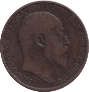 1902 HALFPENNY ( NF ) - HALFPENNY - Cambridgeshire Coins