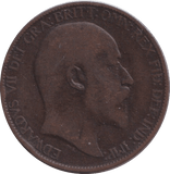 1902 HALFPENNY ( NF ) - HALFPENNY - Cambridgeshire Coins