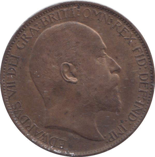 1902 HALFPENNY ( UNC ) - HALFPENNY - Cambridgeshire Coins