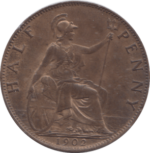 1902 HALFPENNY ( UNC ) - HALFPENNY - Cambridgeshire Coins
