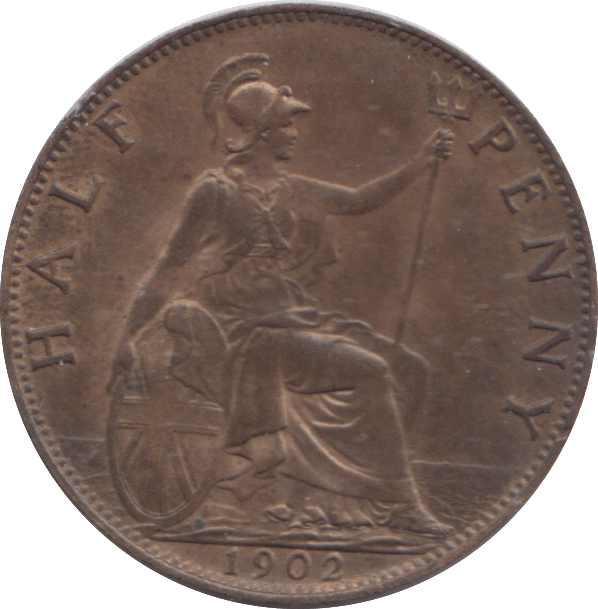 1902 HALFPENNY ( UNC ) - HALFPENNY - Cambridgeshire Coins