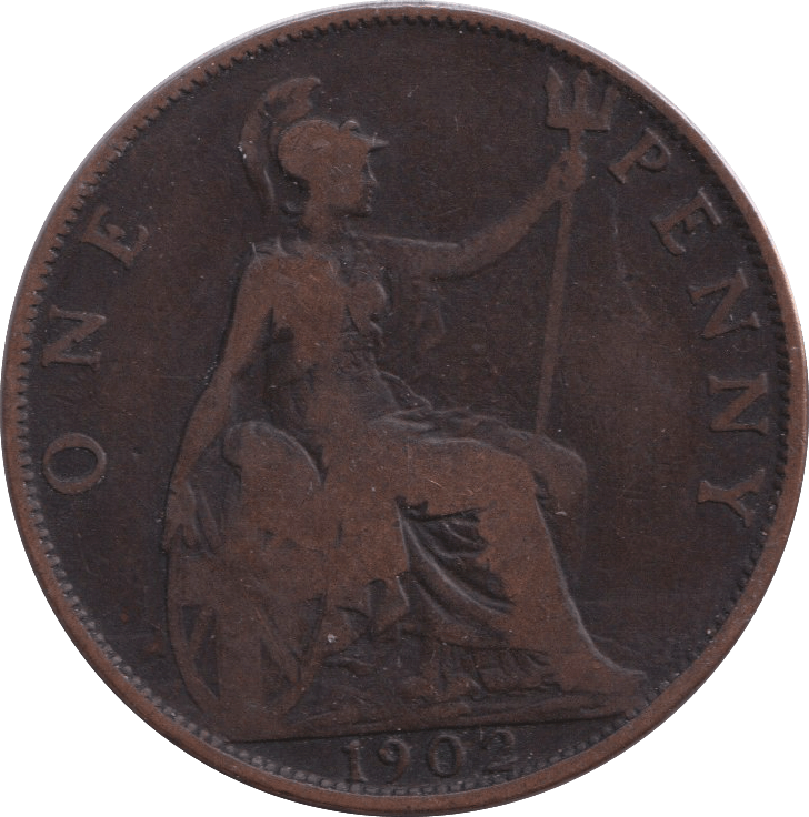 1902 HIGH TIDE PENNY ( FINE ) - PENNY - Cambridgeshire Coins