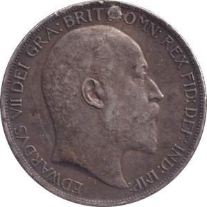 1902 HOLED CROWN ( GVF ) - CROWN - Cambridgeshire Coins