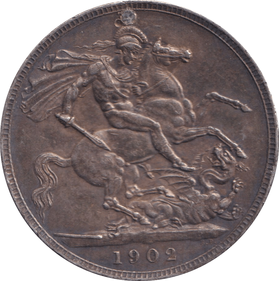 1902 HOLED CROWN ( GVF ) - CROWN - Cambridgeshire Coins