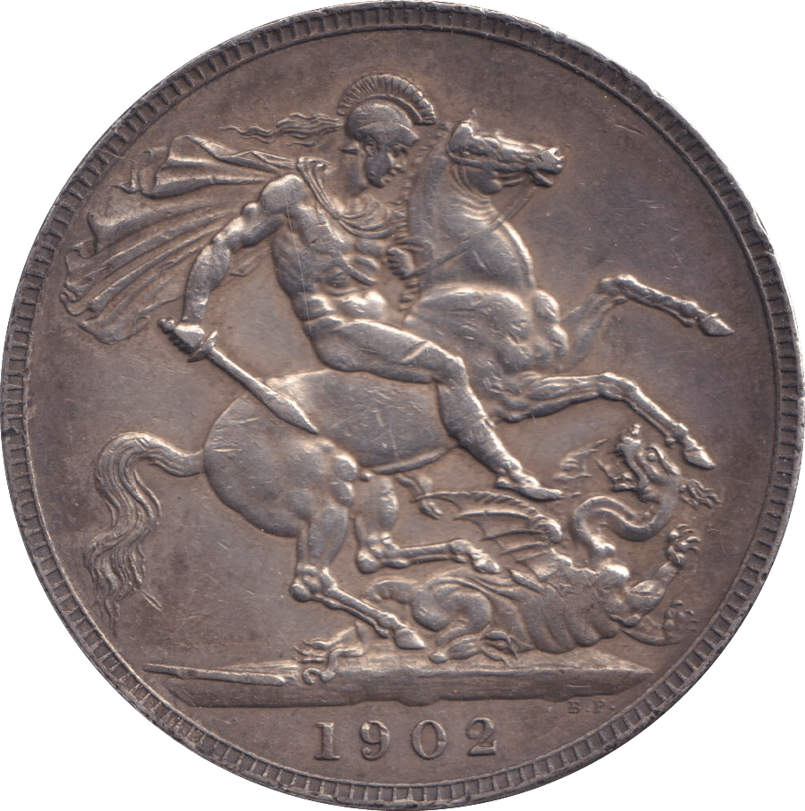 1902 II CROWN ( GVF ) - CROWN - Cambridgeshire Coins