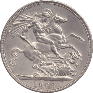 1902 II CROWN ( MATT PROOF ) - CROWN - Cambridgeshire Coins