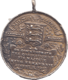 1902 KING EDWARD VII CORONATION MEDALLION - MEDALS & MEDALLIONS - Cambridgeshire Coins