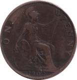 1902 LOW TIDE PENNY ( NF ) - PENNY - Cambridgeshire Coins