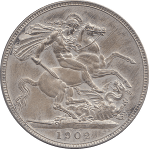 1902 MATT PROOF CROWN - CROWN - Cambridgeshire Coins