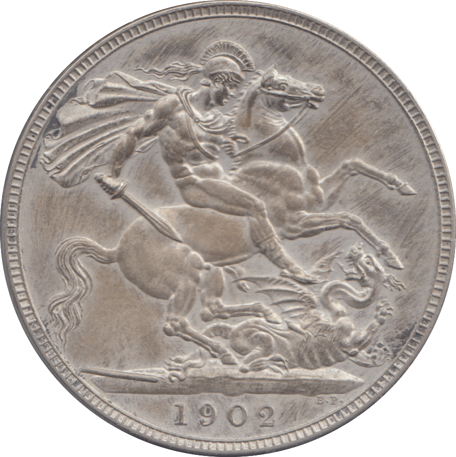 1902 MATT PROOF CROWN - CROWN - Cambridgeshire Coins