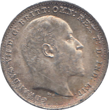 1902 MAUNDY 3 PENCE ( UNC ) - WORLD COINS - Cambridgeshire Coins