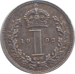 1902 MAUNDY ONE PENNY ( AUNC ) - MAUNDY ONE PENNY - Cambridgeshire Coins