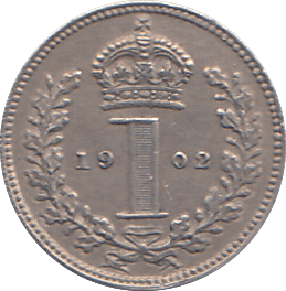 1902 MAUNDY ONE PENNY ( AUNC ) - MAUNDY ONE PENNY - Cambridgeshire Coins