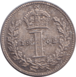 1902 MAUNDY ONE PENNY ( UNC ) 1 - MAUNDY ONE PENNY - Cambridgeshire Coins