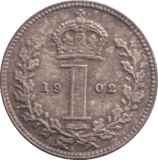 1902 MAUNDY ONE PENNY ( UNC ) 2 - MAUNDY ONE PENNY - Cambridgeshire Coins