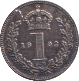 1902 MAUNDY ONE PENNY ( UNC ) 5 - MAUNDY ONE PENNY - Cambridgeshire Coins