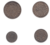 1902 MAUNDY SET EDWARD VII - Maundy Set - Cambridgeshire Coins