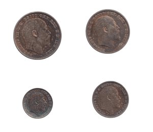 1902 MAUNDY SET EDWARD VII - Maundy Set - Cambridgeshire Coins