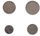 1902 MAUNDY SET EDWARD VII - Maundy Set - Cambridgeshire Coins