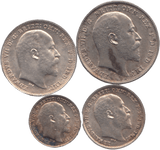 1902 MAUNDY SET EDWARD VII - Maundy Set - Cambridgeshire Coins