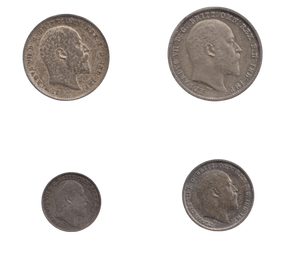 1902 MAUNDY SET EDWARD VII - Maundy Set - Cambridgeshire Coins
