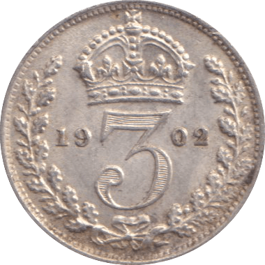 1902 MAUNDY THREEPENCE ( GVF ) - MAUNDY THREEPENCE - Cambridgeshire Coins