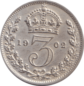 1902 MAUNDY THREEPENCE ( MATT PROOF ) - MAUNDY THREEPENCE - Cambridgeshire Coins