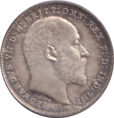 1902 MAUNDY THREEPENCE ( UNC ) 1 - MAUNDY THREEPENCE - Cambridgeshire Coins