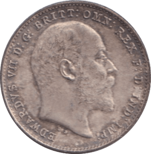 1902 MAUNDY THREEPENCE ( UNC ) 2 - MAUNDY THREEPENCE - Cambridgeshire Coins