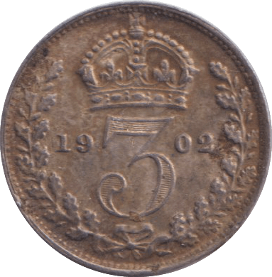1902 MAUNDY THREEPENCE ( UNC ) - MAUNDY THREEPENCE - Cambridgeshire Coins