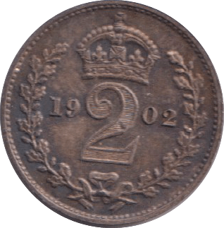 1902 MAUNDY TWO PENCE ( AUNC ) - MAUNDY TWOPENCE - Cambridgeshire Coins