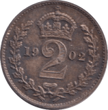 1902 MAUNDY TWO PENCE ( AUNC ) - MAUNDY TWOPENCE - Cambridgeshire Coins