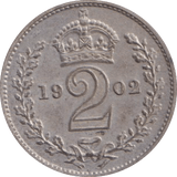 1902 MAUNDY TWOPENCE ( MATT PROOF ) - MAUNDY TWOPENCE - Cambridgeshire Coins