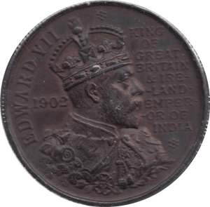 1902 MEDALLION - MEDALS & MEDALLIONS - Cambridgeshire Coins