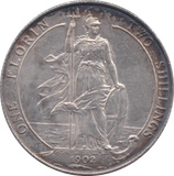 1902 ONE FLORIN ( AUNC ) - PENNY - Cambridgeshire Coins