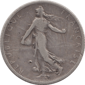 1902 ONE FRANC - WORLD COINS - Cambridgeshire Coins