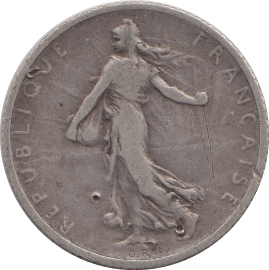 1902 ONE FRANC - WORLD COINS - Cambridgeshire Coins