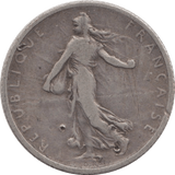 1902 ONE FRANC - WORLD COINS - Cambridgeshire Coins