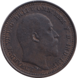 1902 ONE THIRD FARTHING ( EF ) - ONE THIRD FARTHING - Cambridgeshire Coins