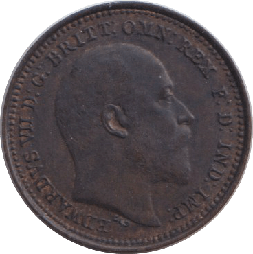 1902 ONE THIRD FARTHING ( EF ) - ONE THIRD FARTHING - Cambridgeshire Coins