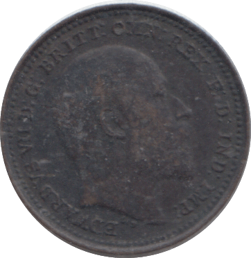 1902 ONE THIRD FARTHING ( EF ) - ONE THIRD FARTHING - Cambridgeshire Coins