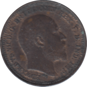 1902 ONE THIRD FARTHING ( GVF ) - ONE THIRD FARTHING - Cambridgeshire Coins