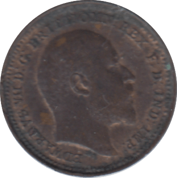 1902 ONE THIRD FARTHING ( GVF ) - ONE THIRD FARTHING - Cambridgeshire Coins