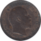 1902 ONE THIRD FARTHING ( GVF ) - ONE THIRD FARTHING - Cambridgeshire Coins